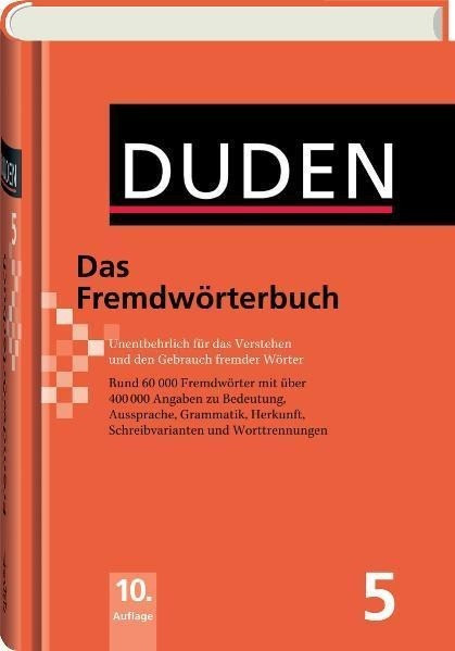 Duden 05. Das Fremdwörterbuch