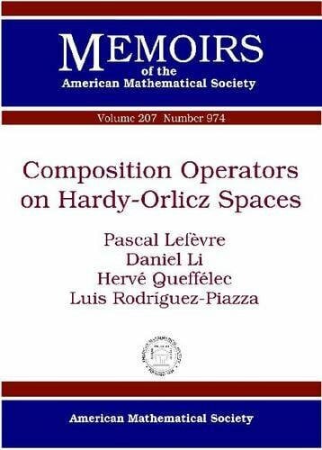Composition Operators on Hardy-Orlicz Spaces (Memoirs of the American Mathematical Society, Band 974)