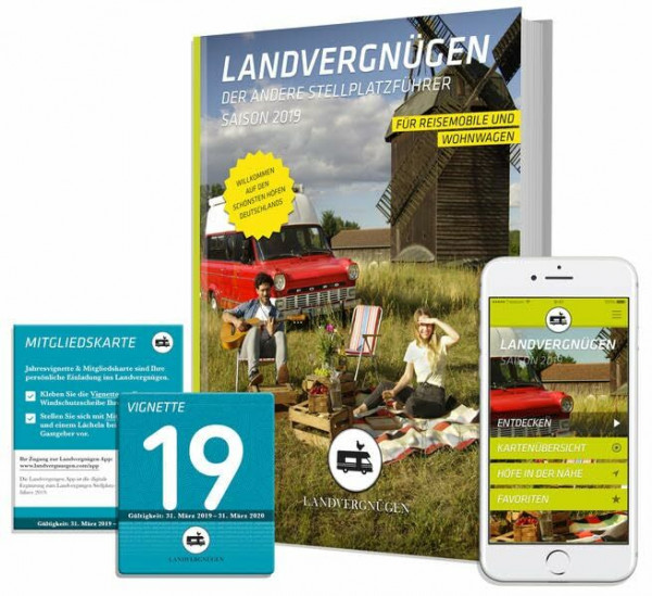 Landvergnügen Deutschland: Der andere Stellplatzführer Saison 2019