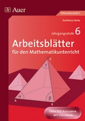 Arbeitsblätter für den Mathematikunterricht