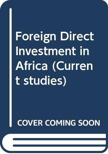 Foreign Direct Investment in Africa (Current studies)