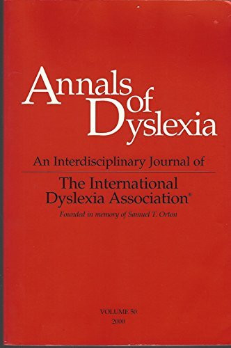 Annals of Dyslexia 2000