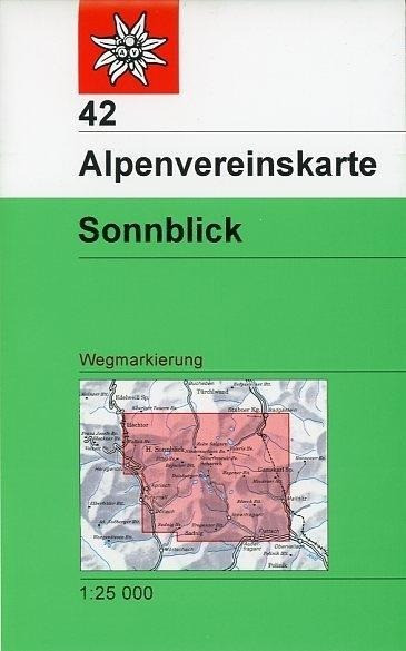 DAV Alpenvereinskarte 42 Sonnblick 1 : 25 000 Wegmarkierung