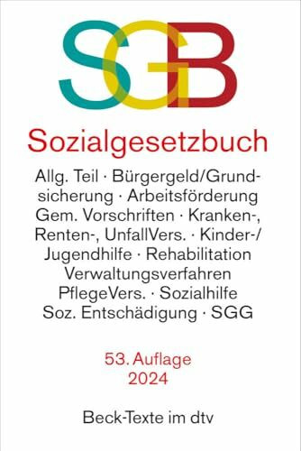 Sozialgesetzbuch mit Sozialgerichtsgesetz: Rechtsstand: 28. April 2024