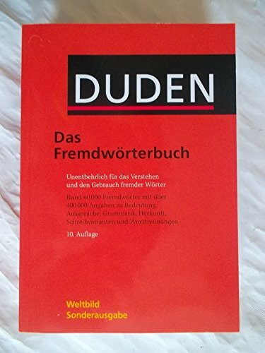 Duden - das Fremdwörterbuch 10. Auflage