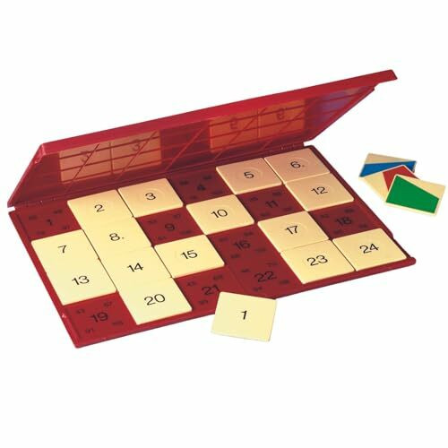 LÜK - Kontrollgerät mit 24 Aufgabenplättchen, 1 bis 2 Spieler, (klassik – 25,3 x 18,0 cm)