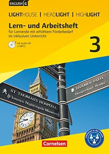 English G Lighthouse / English G Headlight / English G Highlight - Allgemeine Ausgabe / Band 3: 7. Schuljahr - Lern- und Arbeitsheft für Lernende mit ... - Zu Lighthouse, Headlight und Highlight