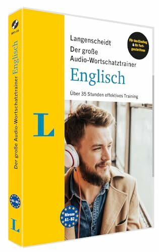 Langenscheidt Der große Audio-Wortschatztrainer Englisch: Über 35 Stunden Englisch lernen mit MP3-CD (Langenscheidt Audio-Wortschatztrainer)