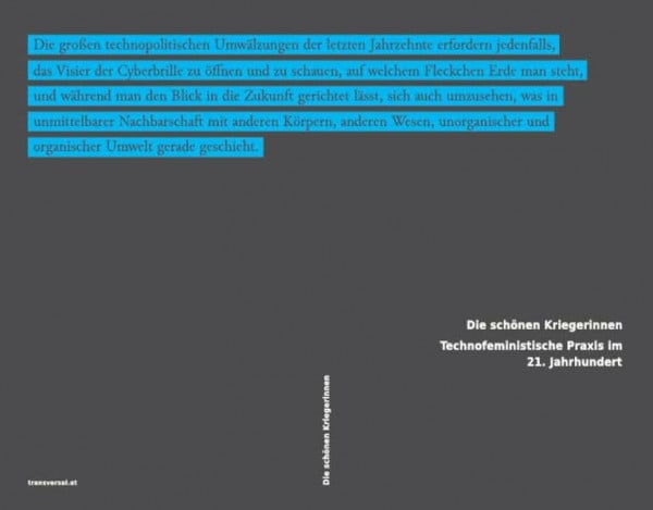 Die schönen Kriegerinnen: Technofeministische Praxis im 21. Jahrhundert