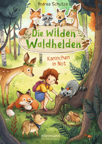 Die wilden Waldhelden. Kaninchen in Not: Tierabenteuer zum Vorlesen für Kindergartenkinder ab 4 Jahren über den Umgang mit Tieren