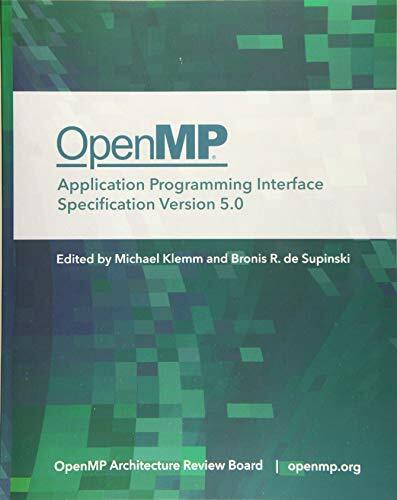 OpenMP Application Programming Interface Specification Version 5.0