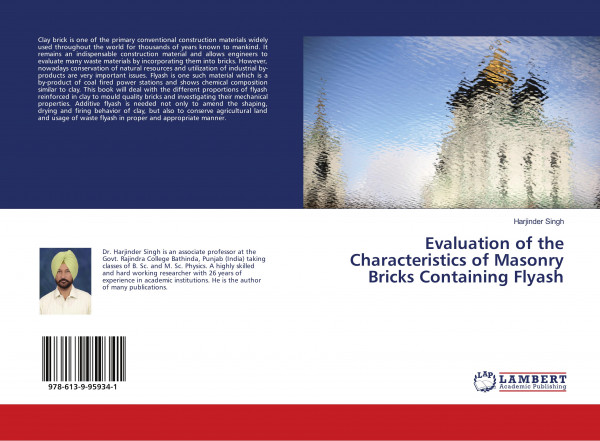 Evaluation of the Characteristics of Masonry Bricks Containing Flyash