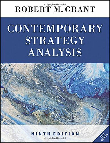 Grant, R: Contemporary Strategy Analysis Text Only