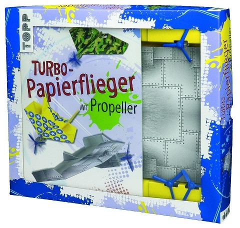 Kreativ-Set Turbo-Papierflieger mit Propeller