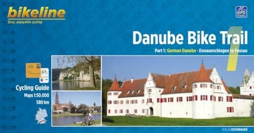 Cycling Guide Danube Bike Trail / Cycling Guide Danube Bike Trail 1: Part 1: German Danube. From Donaueschingen to Passau. 1:50.000, 580 km: German ... 580... Cycling Guide Danube Bike Trail / Cycling Guide Danube Bike Trail 1: Part 1: German Danube. From Donaueschingen to Passau. 1:50.000, 580 km: German ... 580 km. GPS-Tracks (Cycline Radtourenbücher)