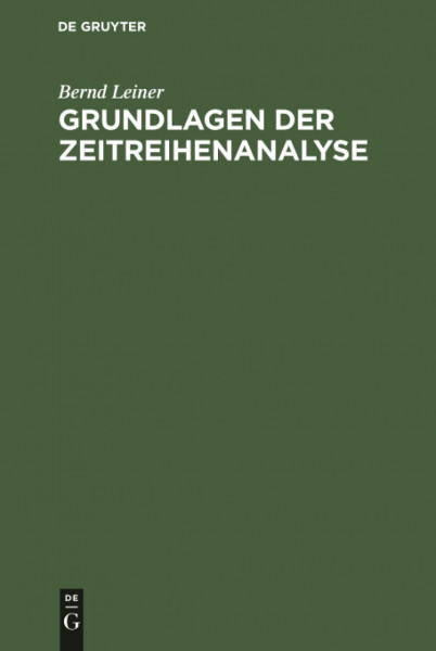 Grundlagen der Zeitreihenanalyse