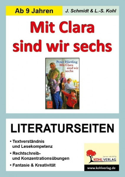 Mit Clara sind wir sechs / Literaturseiten