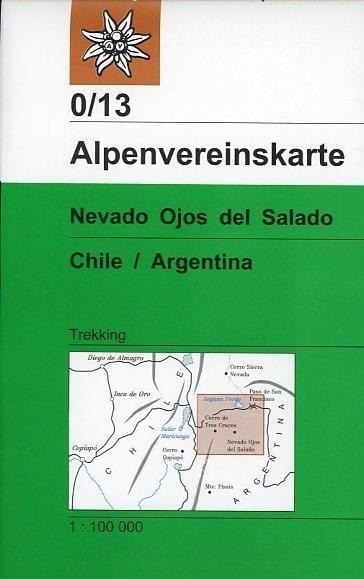 DAV Alpenvereinskarte 0/13 Nevado Ojos del Salado 1 : 100 000