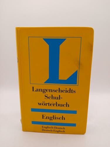 Langenscheidts Schulwörterbuch Englisch. Englisch- Deutsch / Deutsch- Englisch