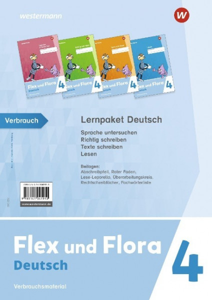 Flex und Flora 4. Themenhefte 4 Paket. Verbrauchsmaterial