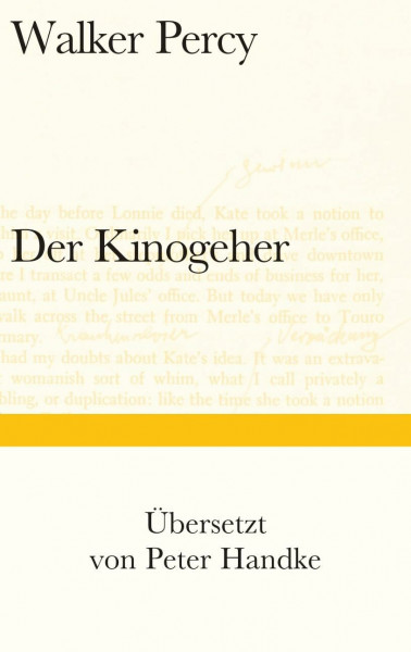 Der Kinogeher (Bibliothek Suhrkamp)