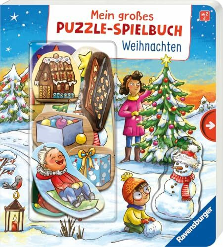 Mein großes Puzzle-Spielbuch - Weihnachten