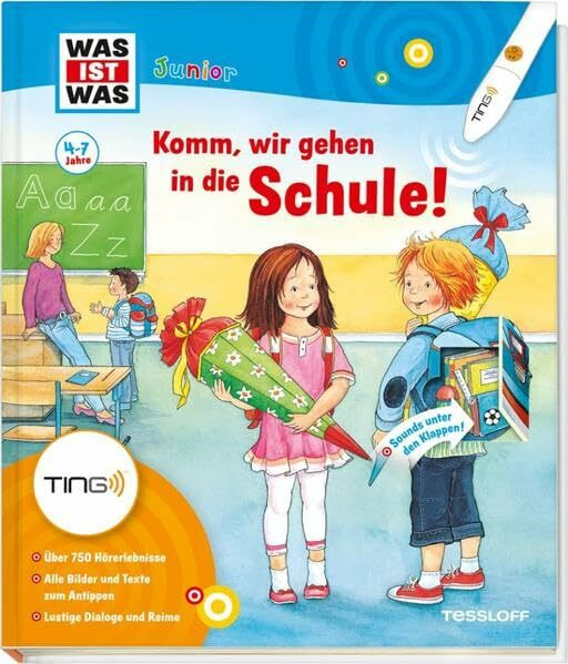 Komm, wir gehen in die Schule: Der erste Schultag von Paul und Emma zum Vorlesen und Anhören: Der erste Schultag von Paul und Emma zum Vorlesen und ... mit dem TING-Stift - über 750 Hörerlebnisse!