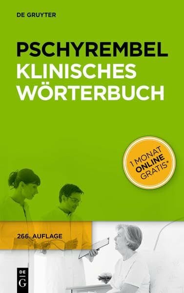 Pschyrembel Klinisches Wörterbuch: 1 Monat online gratis