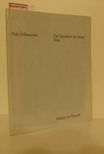Nils Arhammar Die Sprachen der Insel Föhr