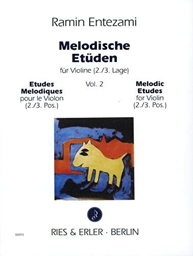 RAMIN ENTEZAMI : MELODISCHE ETUDEN VOL. 2 _ RIES UND ERLER MUSIK - VIOLON