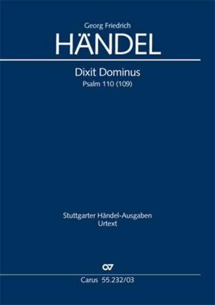 Dixit Dominus (Klavierauszug): HWV 232, 1707