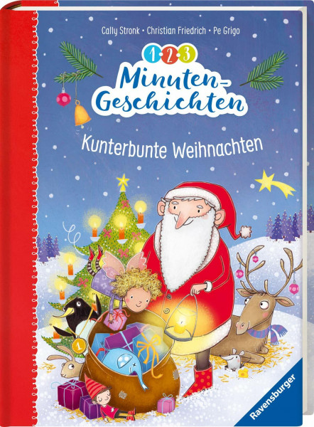 1-2-3 Minutengeschichten: Kunterbunte Weihnachten (Vorlese- und Familienbücher)