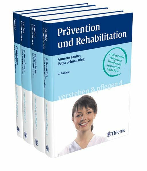 Set "verstehen & pflegen", Bde. 1-4 (im Schmuck-Schuber): Bd. 1: Grundlagen beruflicher Pflege. Bd. 2: Wahrnehmen und Beobachten. Bd. 3: Pflegerische ... und Rehabilitation (alle: 2. Aufl.)