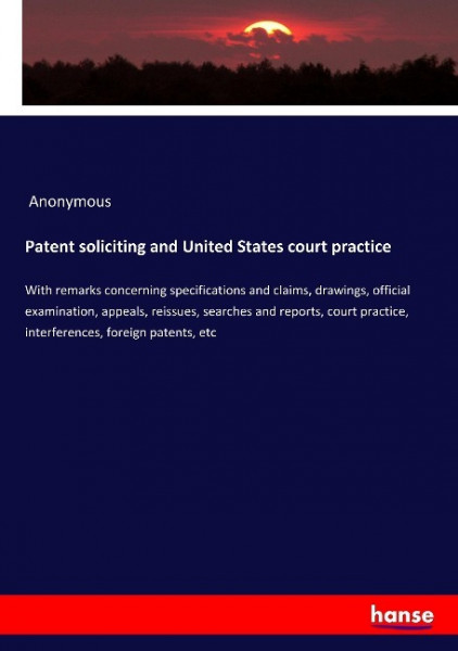 Patent soliciting and United States court practice