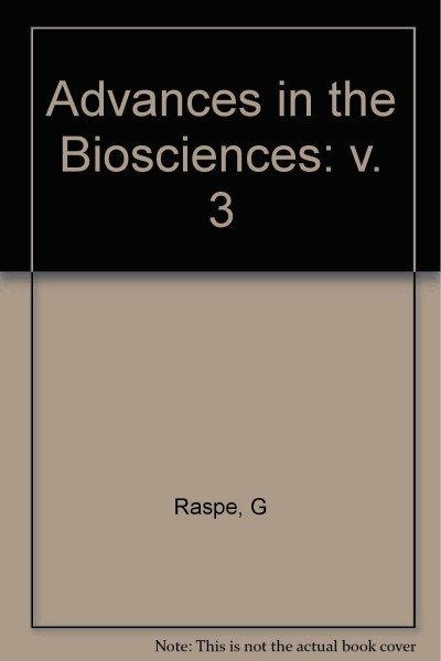 Advances in the Biosciences