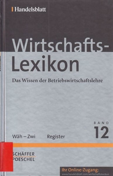 Wirtschaftslexikon: Währungsmanagement - Zwischenprüfung, Register
