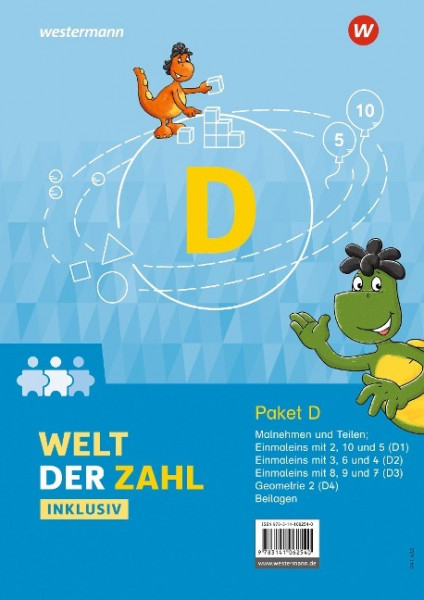 Welt der Zahl Inklusiv. Inklusionspaket D: Hefte D1 bis D4