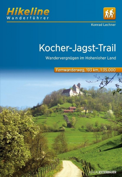 Fernwanderweg Kocher-Jagst-Trail 1 : 35 000