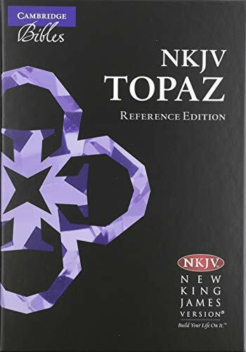 NKJV Topaz Reference Edition, Dark Blue Goatskin Leather, Nk676: Xrl