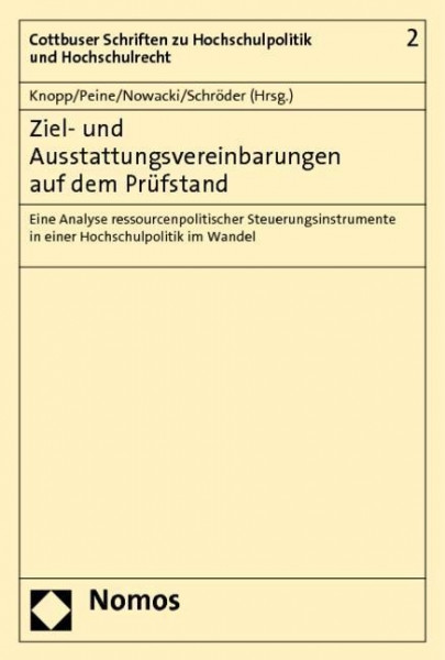 Ziel- und Ausstattungsvereinbarungen auf dem Prüfstand