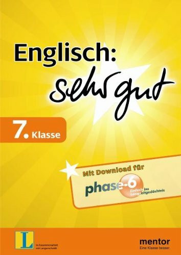 Englisch: sehr gut 7. Klasse