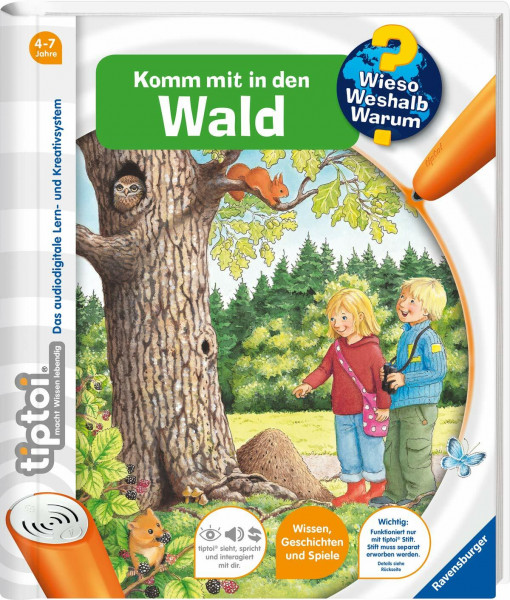 tiptoi® Wieso? Weshalb? Warum? Komm mit in den Wald: Mit über 800 Geräuschen und Texten