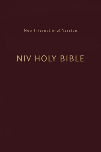 Niv, Holy Bible, Compact, Paperback, Burgundy, Comfort Print