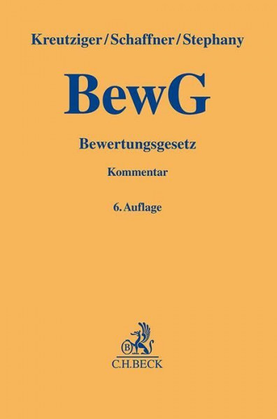 Bewertungsgesetz (Gelbe Erläuterungsbücher)