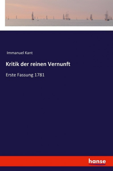 Kritik der reinen Vernunft