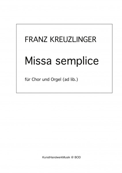 Missa semplice