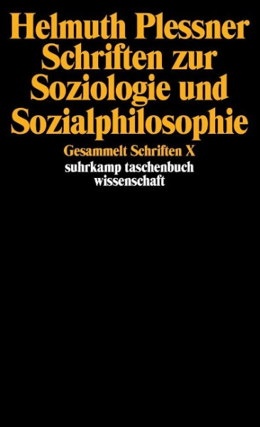 Schriften zur Soziologie und Sozialphilosophie