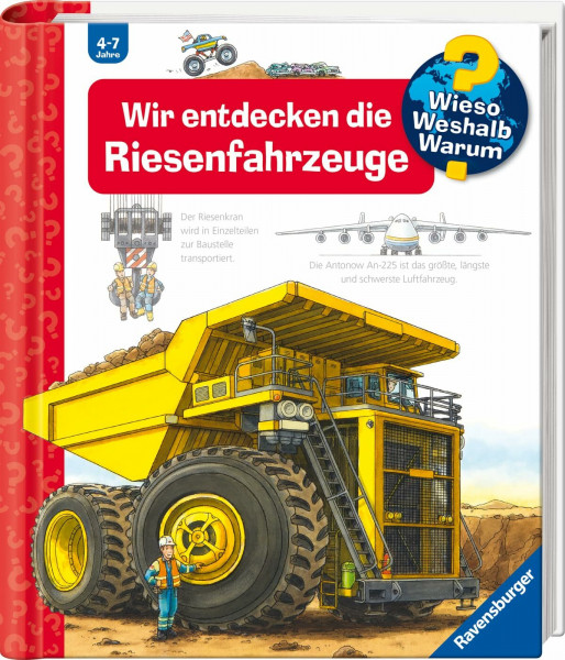 Wieso? Weshalb? Warum?, Band 6 - Wir entdecken die Riesenfahrzeuge (Sachbuch ab 4 Jahre - mit Klappen) (Kernreihe, 6)