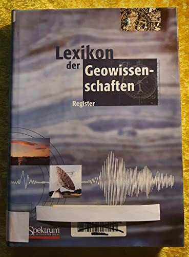 Lexikon der Geowissenschaften, Bd. 6: Register