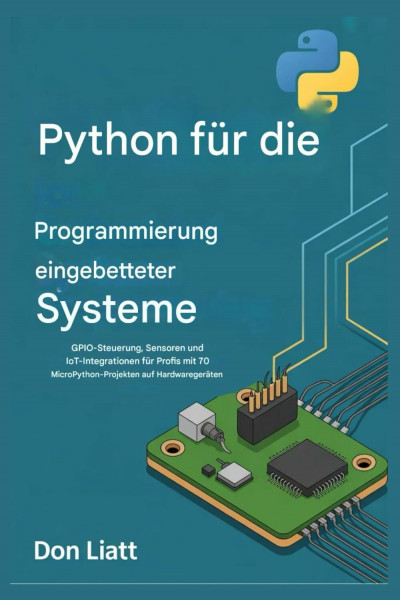 Python für die Programmierung eingebetteter Systeme: GPIO-Steuerung, Sensoren und IoT-Integrationen für Profis mit 70 MicroPython-Projekten auf Hardwaregeräten